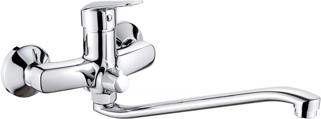 DEANTE - Boro chróm - Umývadlová batéria nástenná, s predĺženým výtokom - pripojenie hadice BMO_056M