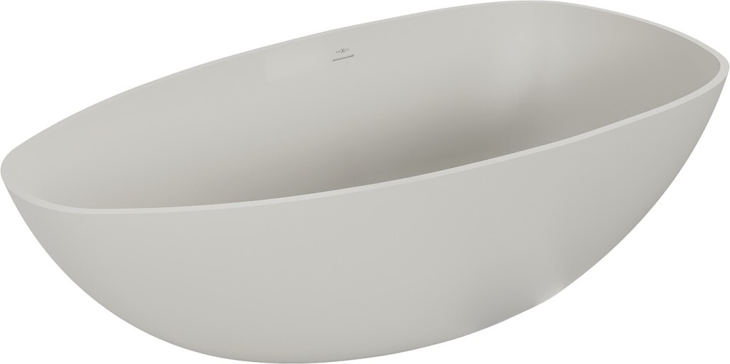 MEXEN - Imola voľne stojaca vaňa liaty mramor 160 x 81, betón mat 57281608061