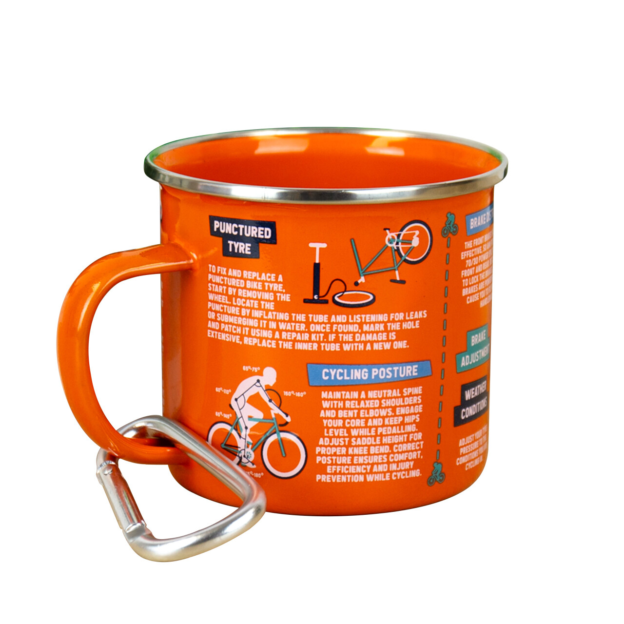 Plecháčik Cycling Guide 500 ml - oranžový