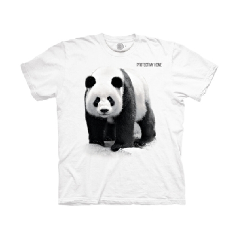 Tričko dámske The Mountain Panda Potect My Home (panda veľká) - biele, M