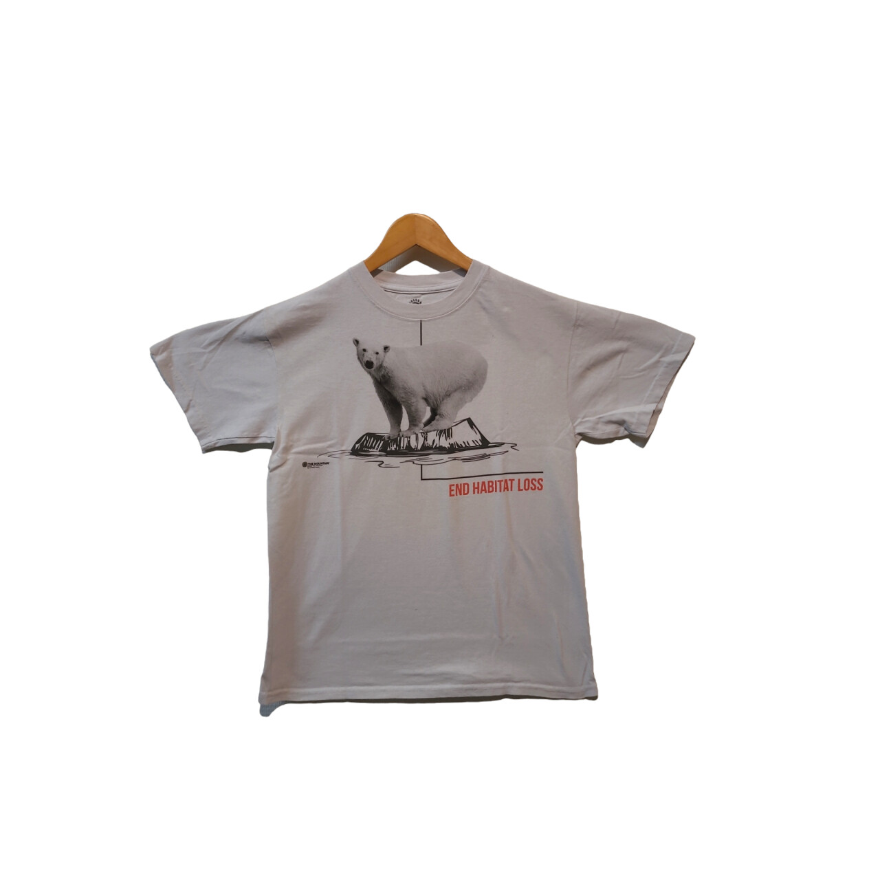 Tričko unisex The Mountain Habitat Polar Bear (ľadový medveď) - sivé, 3XL