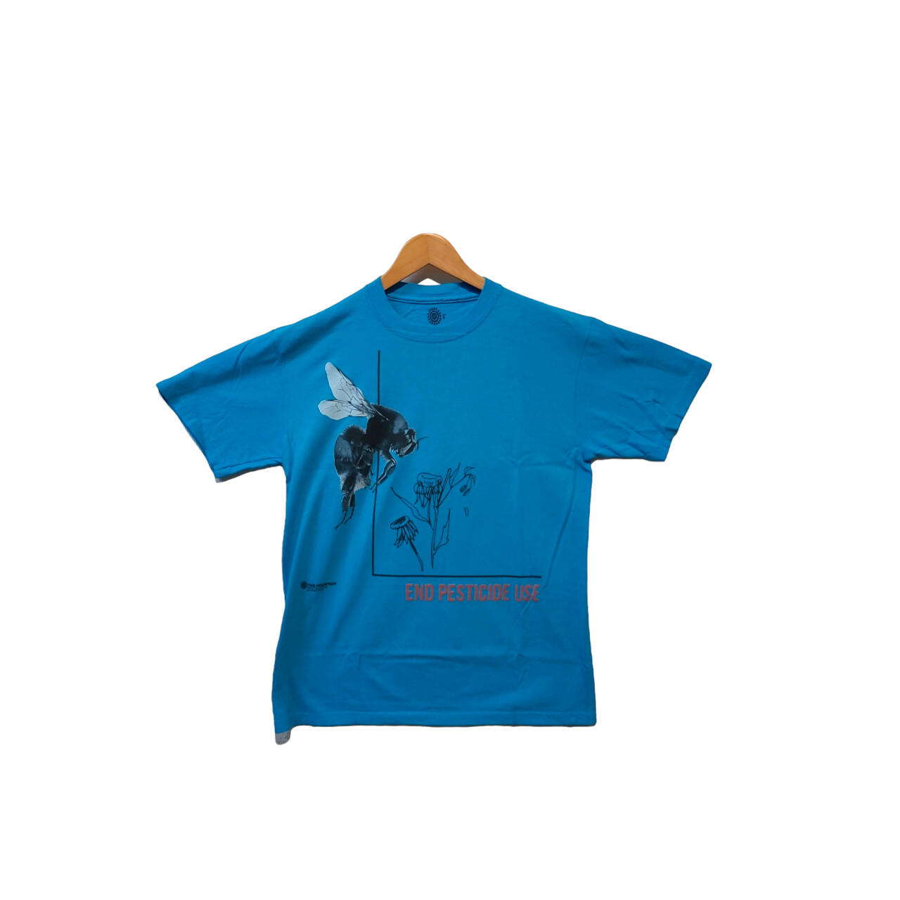 Tričko unisex The Mountain Pesticide Bumble Bee (včela) - modré, 3XL