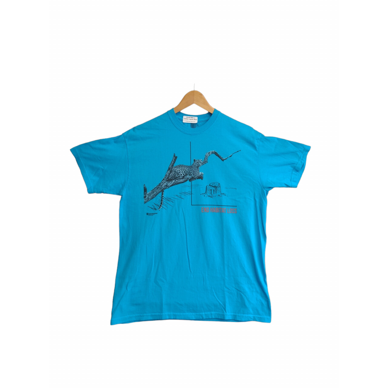 Tričko unisex The Mountain Habitat Jaguar (jaguár) - modré, 3XL