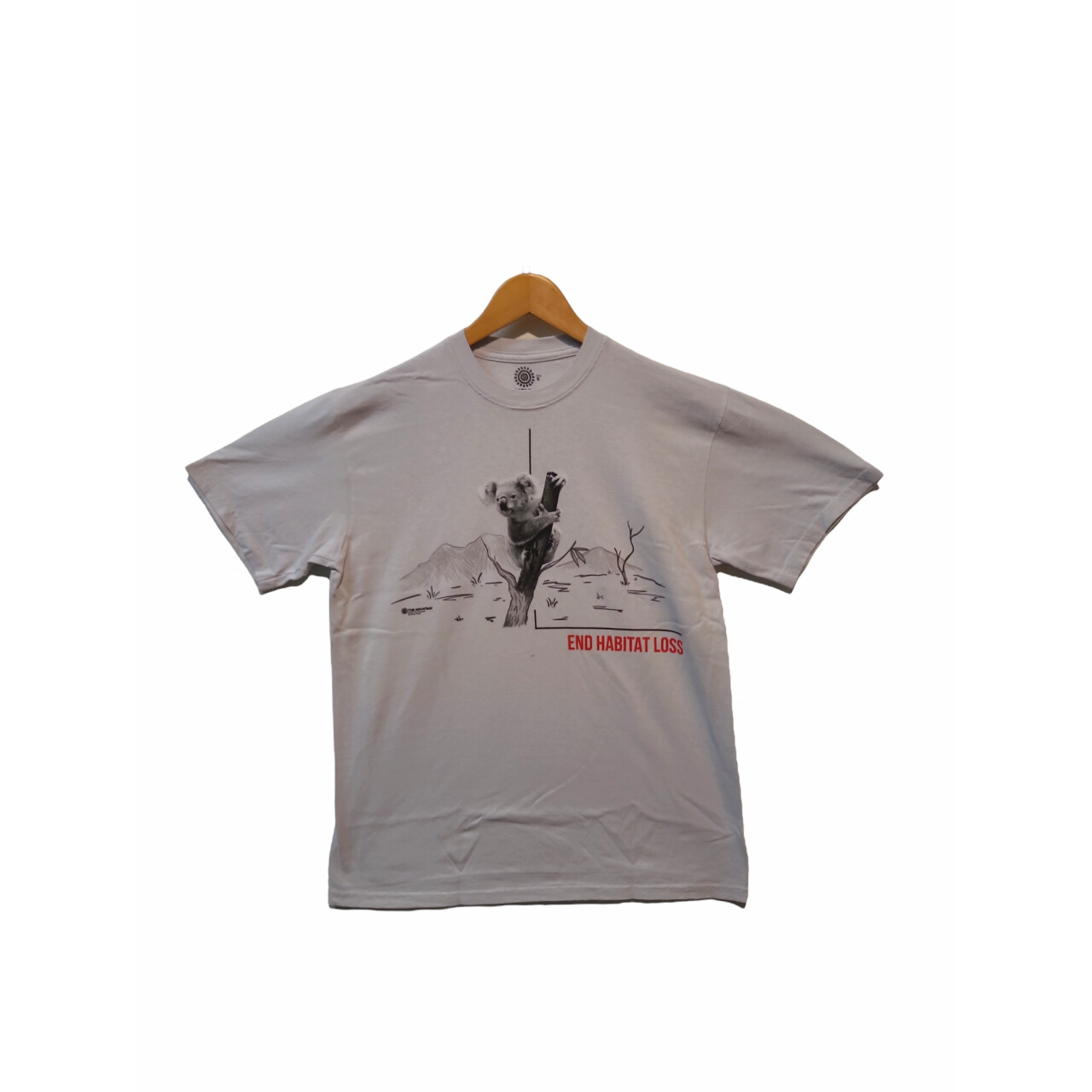 Tričko unisex The Mountain Habitat Koala (koala medvedíková) - sivé, 3XL