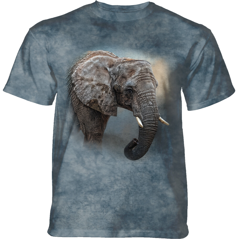 Tričko unisex The Mountain Mighty Elephant (slon) - sivé, 3XL