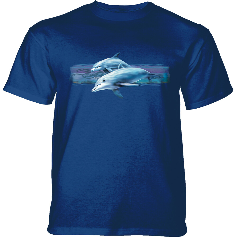 Tričko unisex The Mountain Dolphin Harmony Band (delfíny) - modré, 3XL