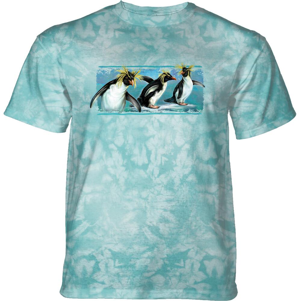 Tričko unisex The Mountain Rock Hopper Harmony Band (tučniaky) - svetlo modré, 5XL