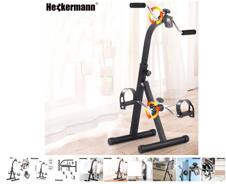 REHABILITAČNÝ BICYKLOVÝ TRÉNINGOVÝ ROTOR S NASTAVITEĽNÝM ODPOROM PRE RUKY A NOHY 2 v 1