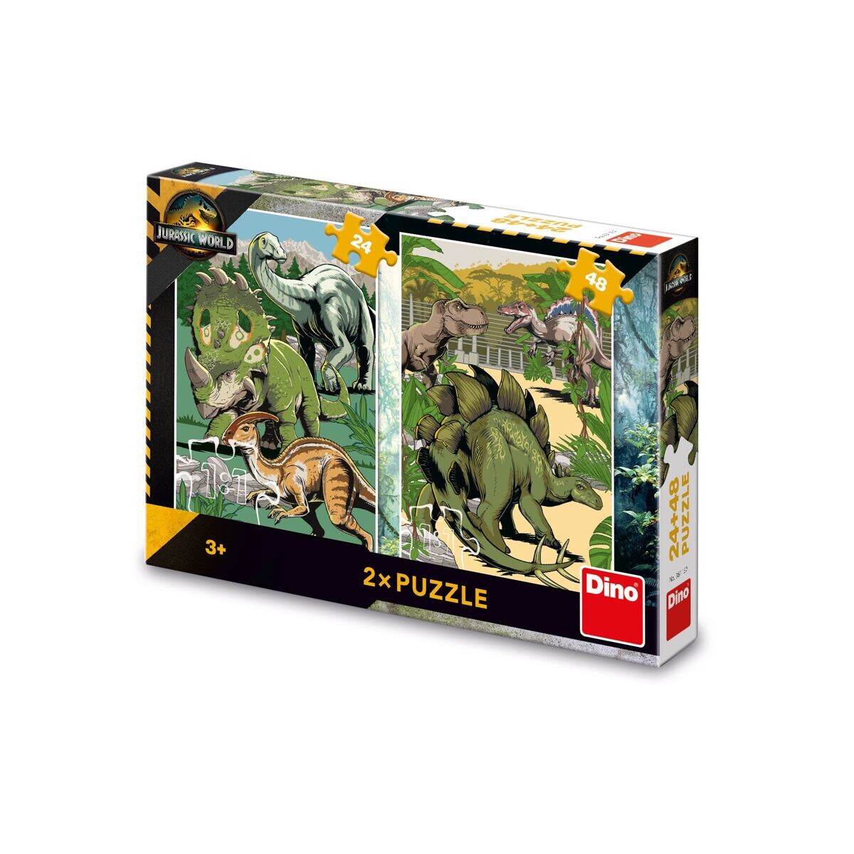 Dino Jurský svet Puzzle 24+48 dielikov