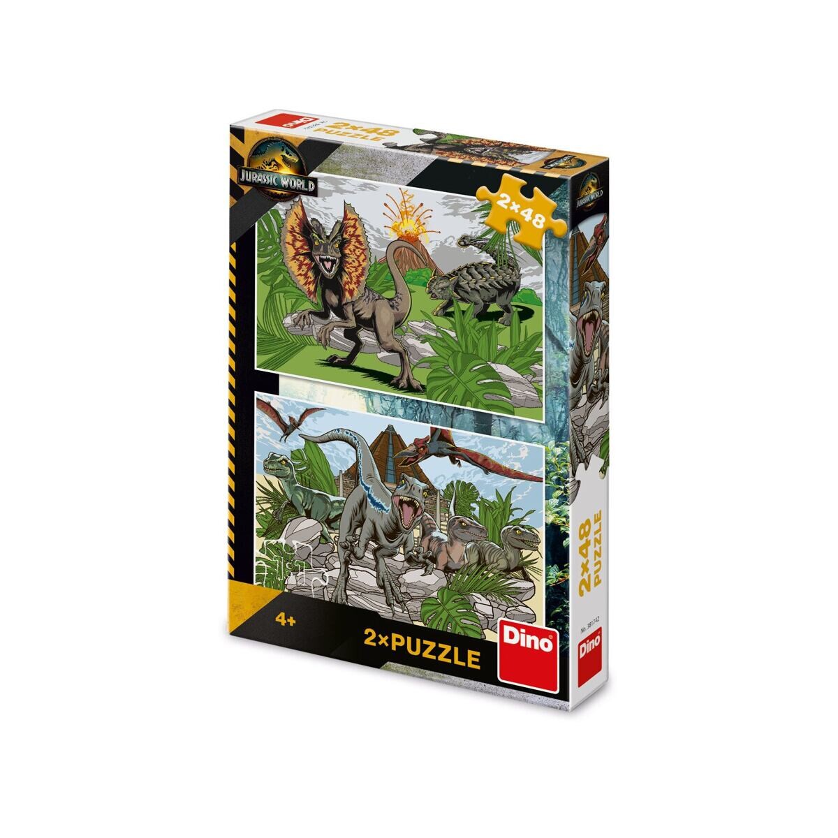 Dino Jurský svet Puzzle 2x48 dielikov