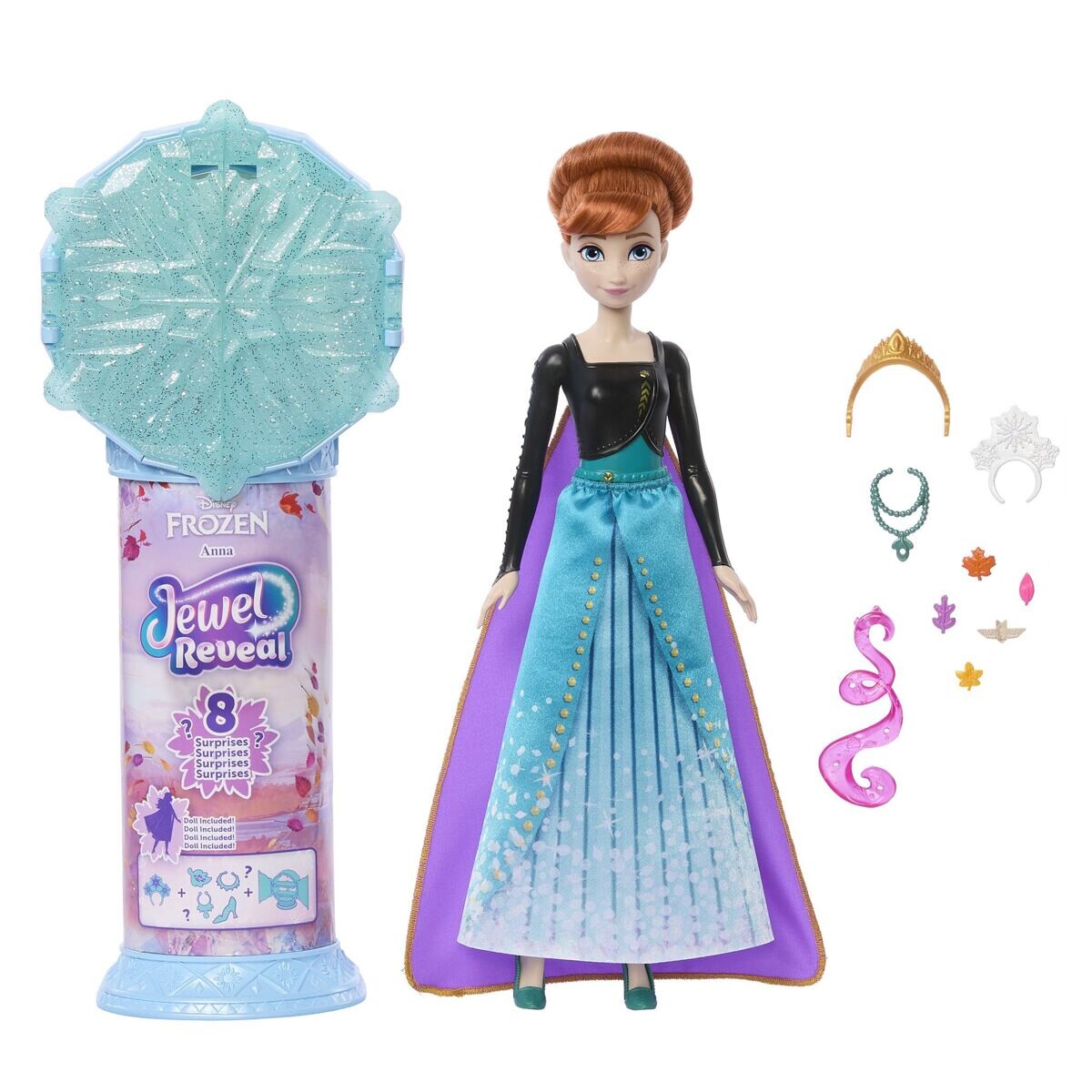 Mattel Frozen Princezná s prekvapením - Anna