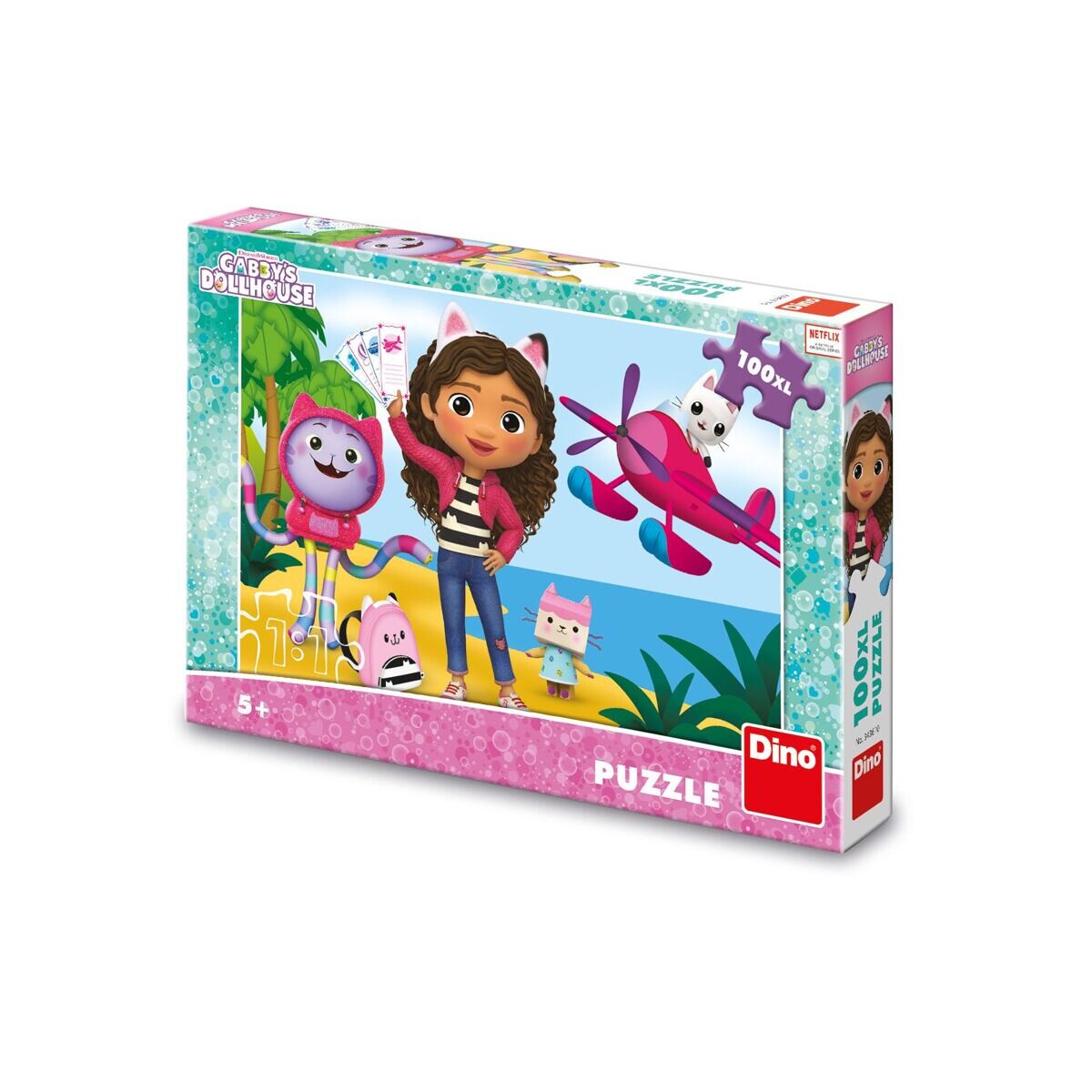 Dino Gábi cestovateľka Puzzle 100 XL dielikov