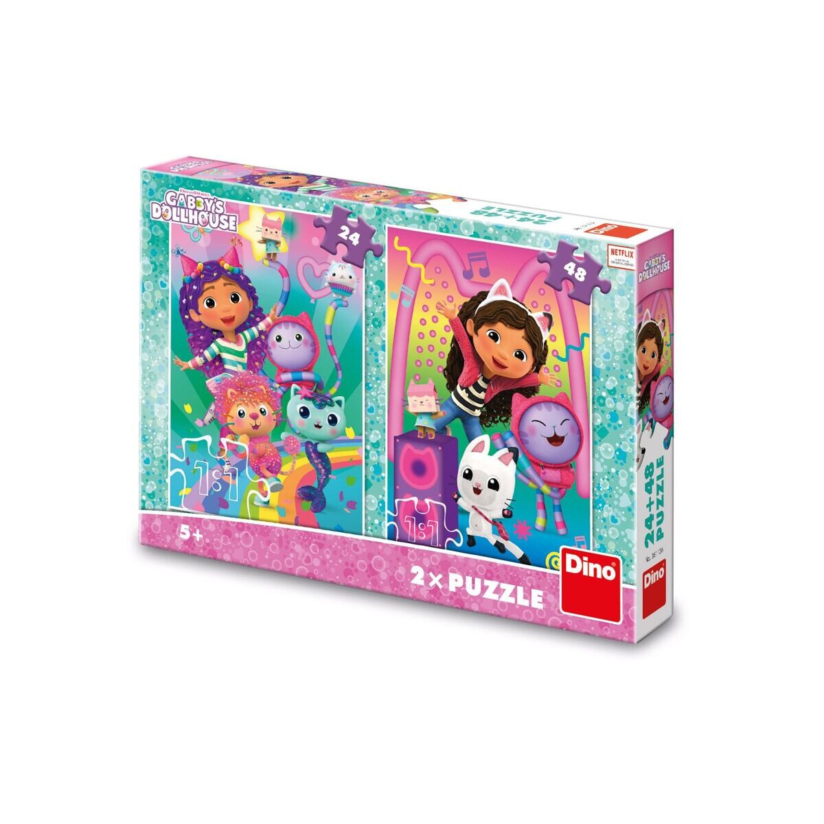 Dino Gábi: Disco párty Puzzle 24+48 dielikov