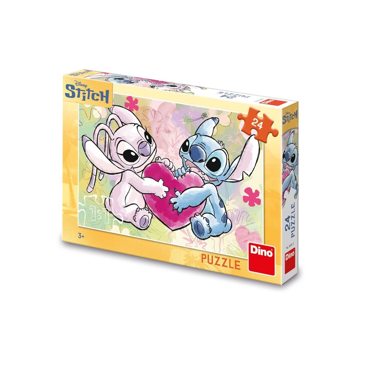 Dino Stitch: Love story Puzzle 24 dielikov
