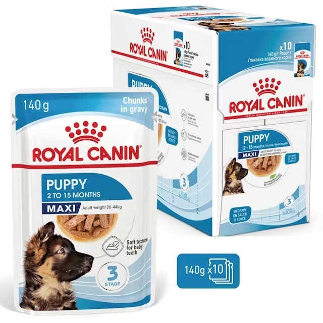 Royal Canin Dog Maxi Puppy - 10x140g
