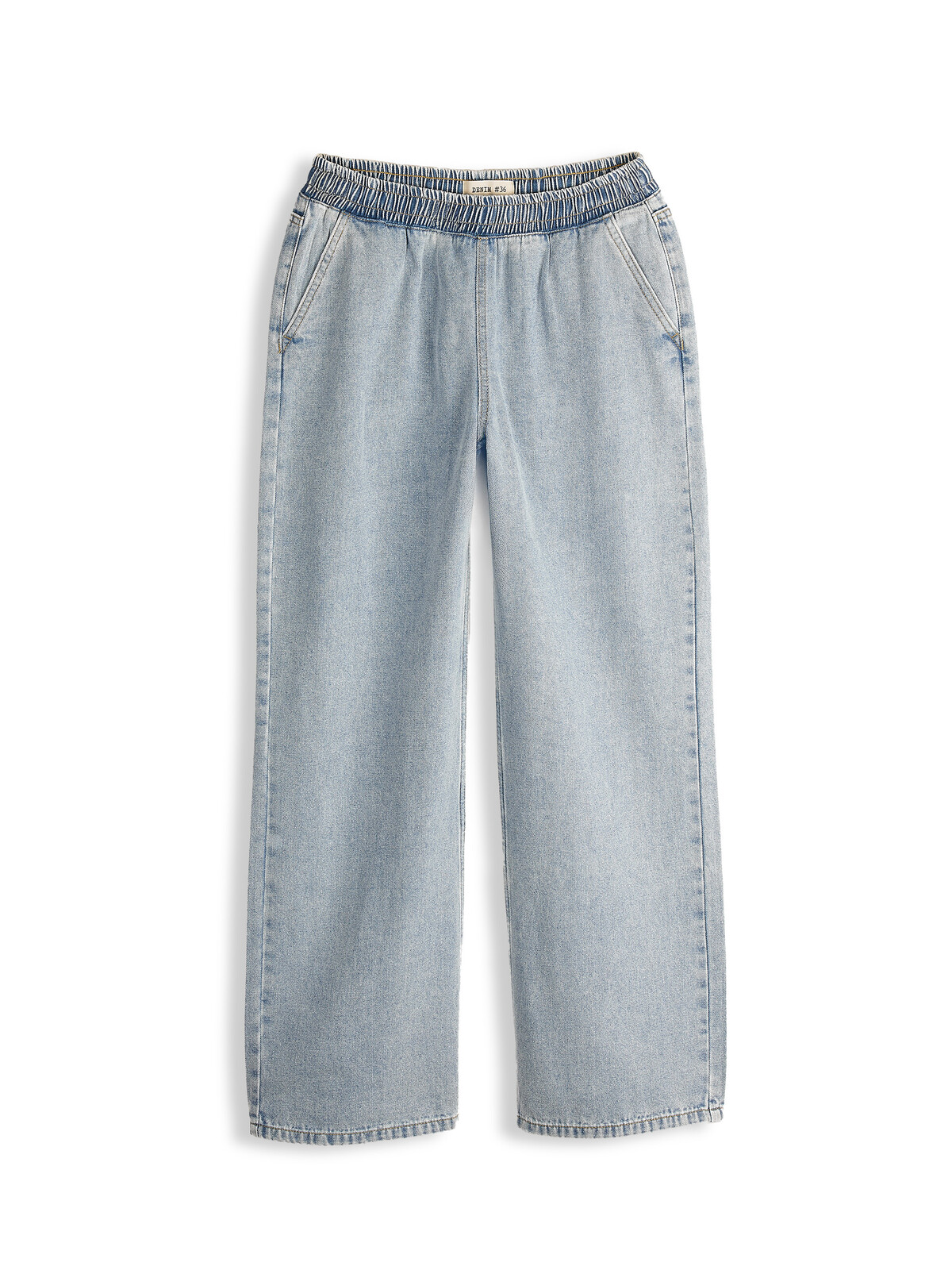 GATE Jeansy s gumou v páse