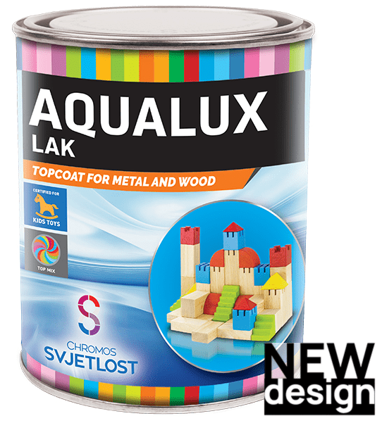 AQUALUX - Vodou riediteľná univerzálna farba L411 - zelená 0,2 L