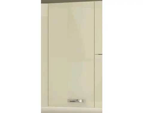 Horná kuchynská skrinka Karmen 30G, 30 cm, svetlo šedá/krémová%