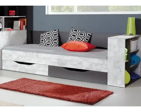 Posteľ Terrano, šedá/enigma%