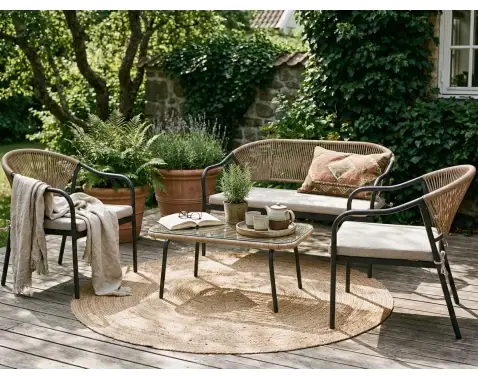 Záhradná sedacia súprava Iguana, 4-dielny set%