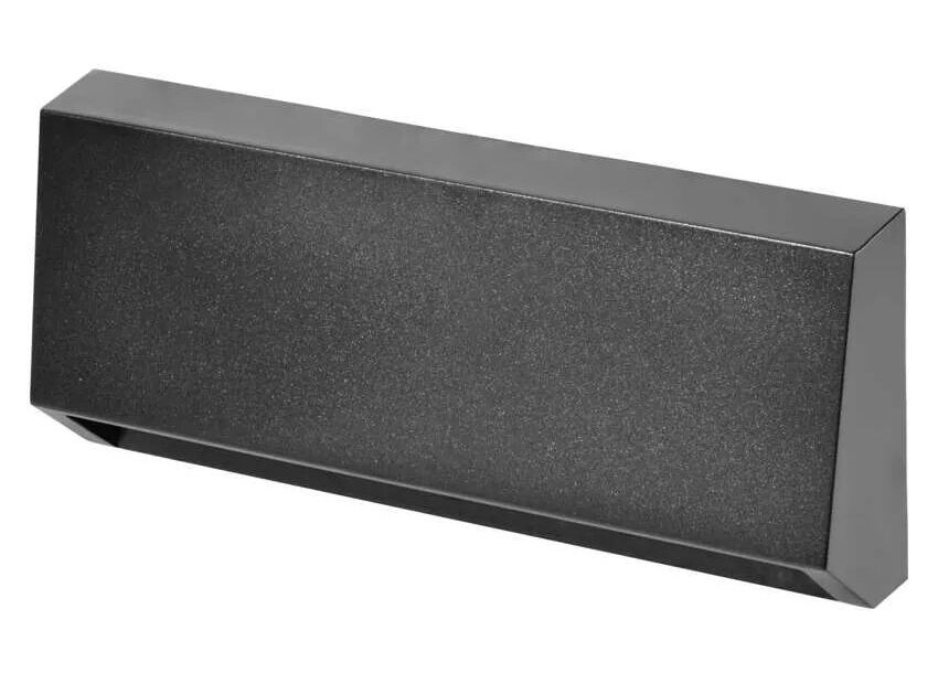 EMOS Antracitové schodiskové LED svietidlo DIRBI 3W IP65 – VZORKA VYP356