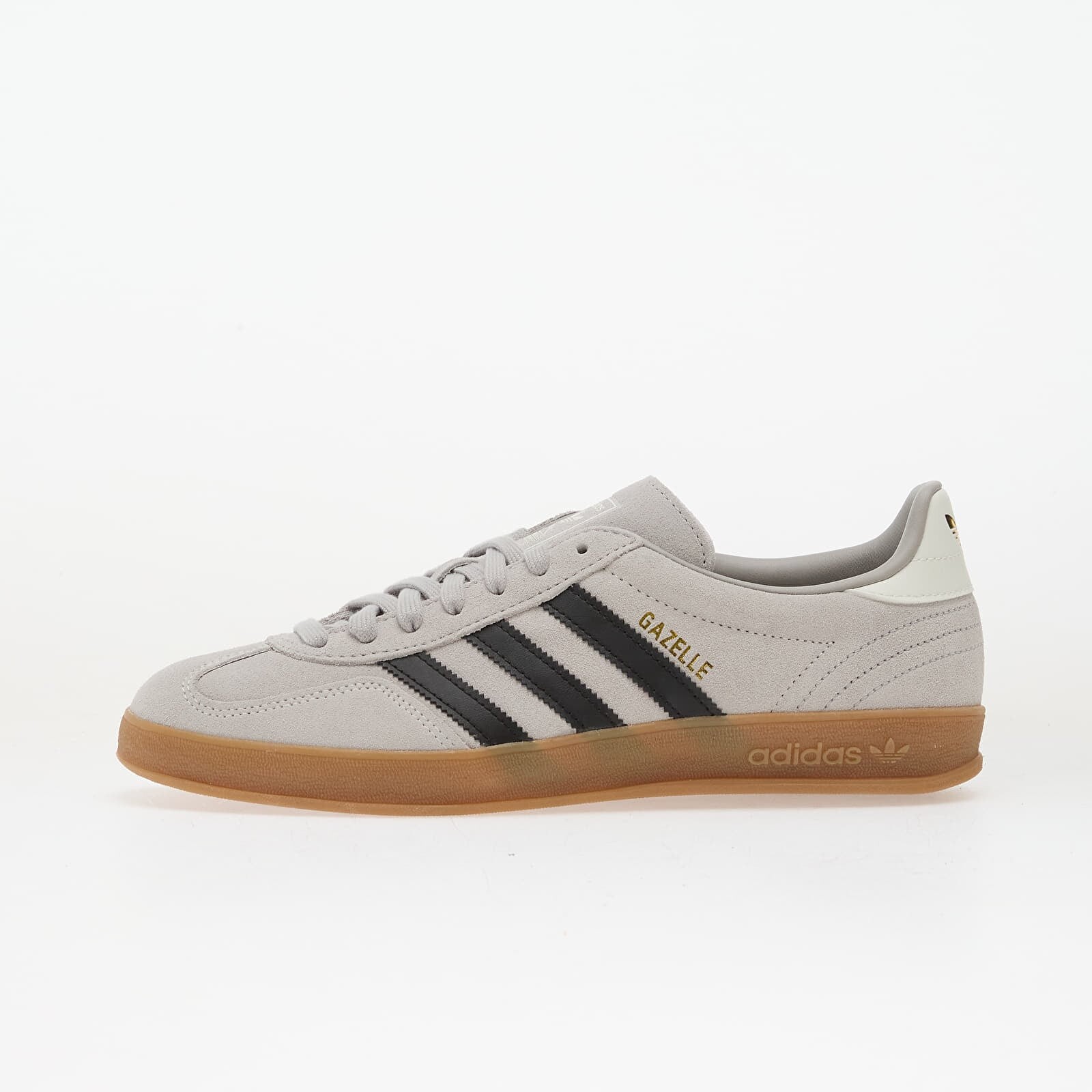 Tenisky adidas Gazelle Indoor Grey Two/ Core Black/ Gum4 EUR 37 1/3
