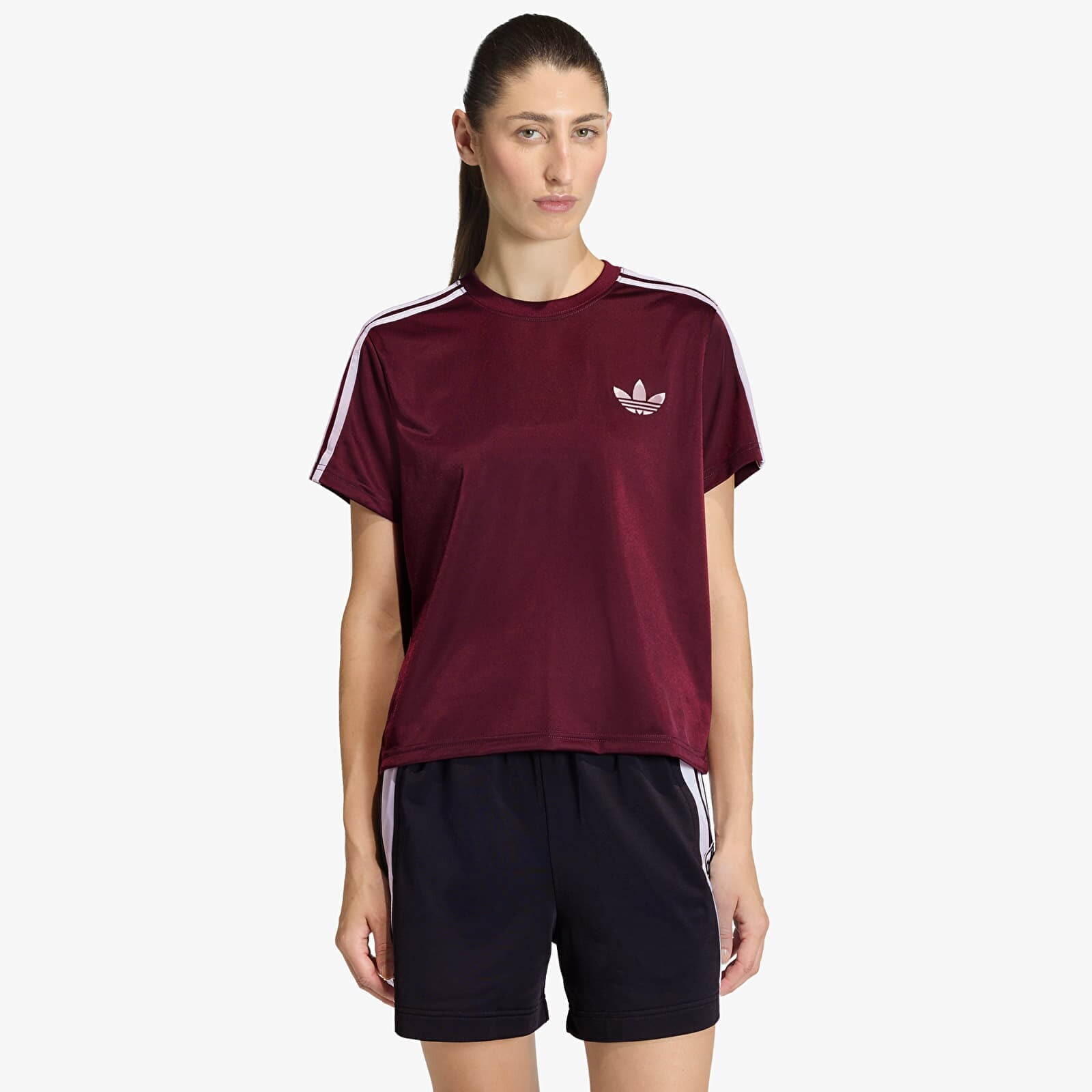 Tričko adidas Firebird Tee Maroon/ Off White L