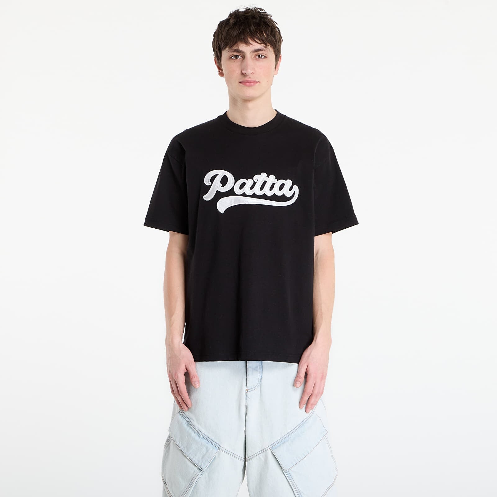 Tričko Patta Logo Tail T-Shirt UNISEX Black L