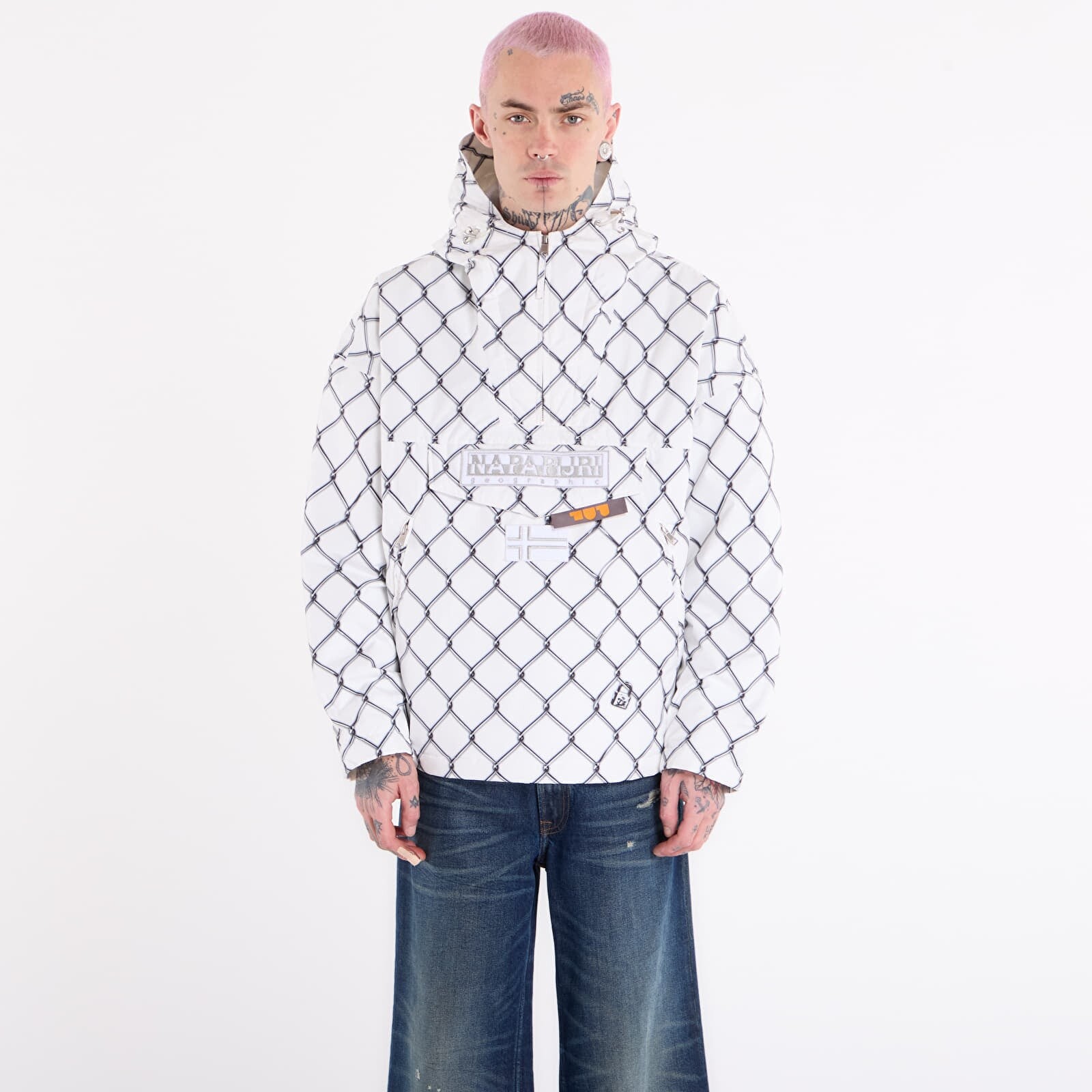 Bunda Napapijri x PDF Anorak Jacket Rainforest Next White L