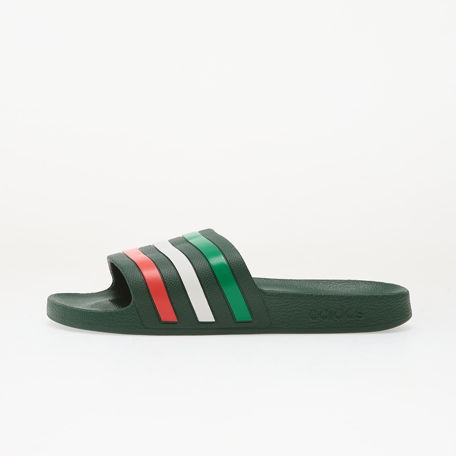 Tenisky adidas Adilette Aqua Slides Team Dark Green/ Ftwr White/ Bright Red EUR 43