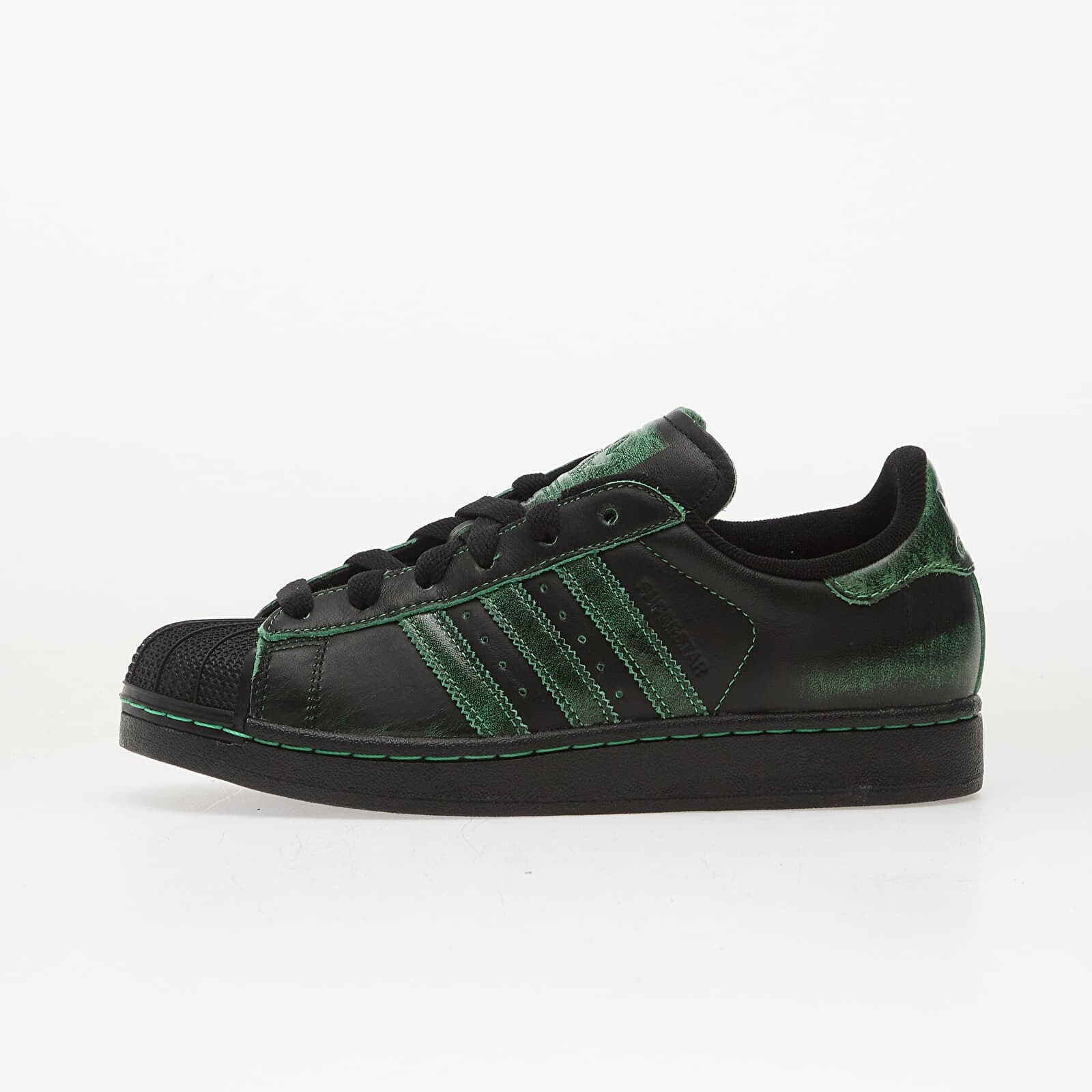 Tenisky adidas Superstar II W Core Black/ Core Black/ Semi Screaming Green EUR 39 1/3