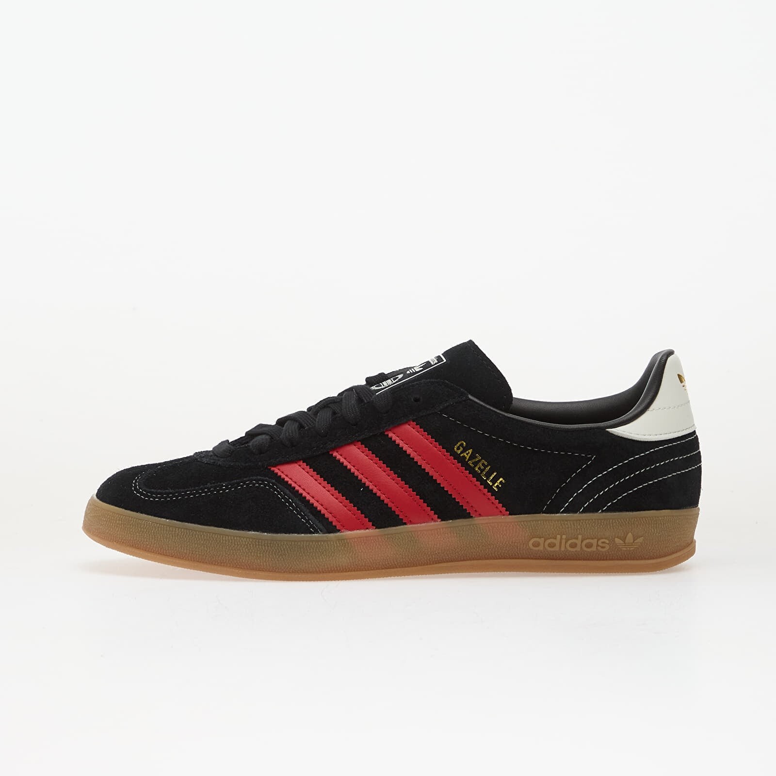 Tenisky adidas Gazelle Indoor Core Black/ Better Scarlet/ Gum4 EUR 45 1/3