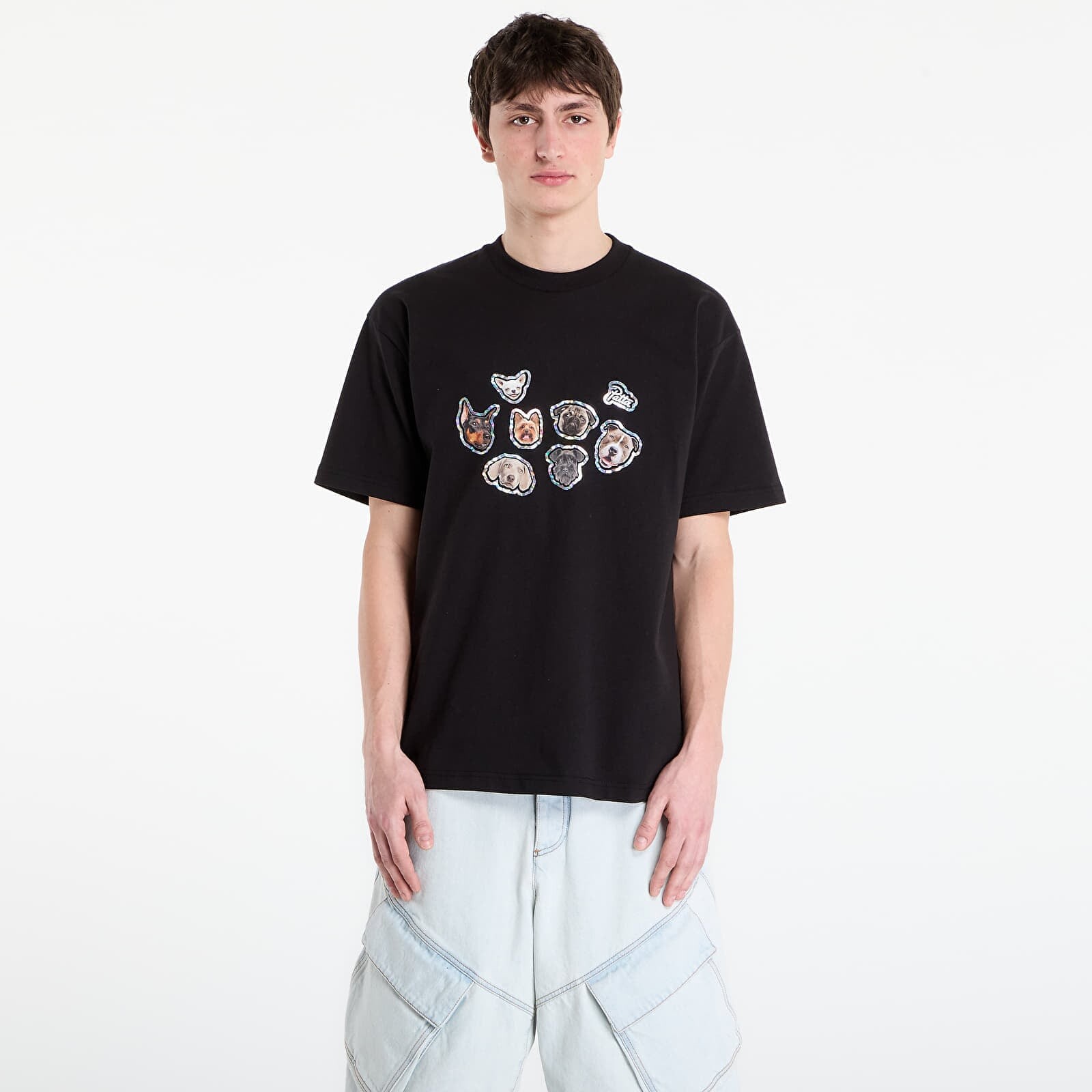Tričko Patta Dogs T-Shirt UNISEX Black XL