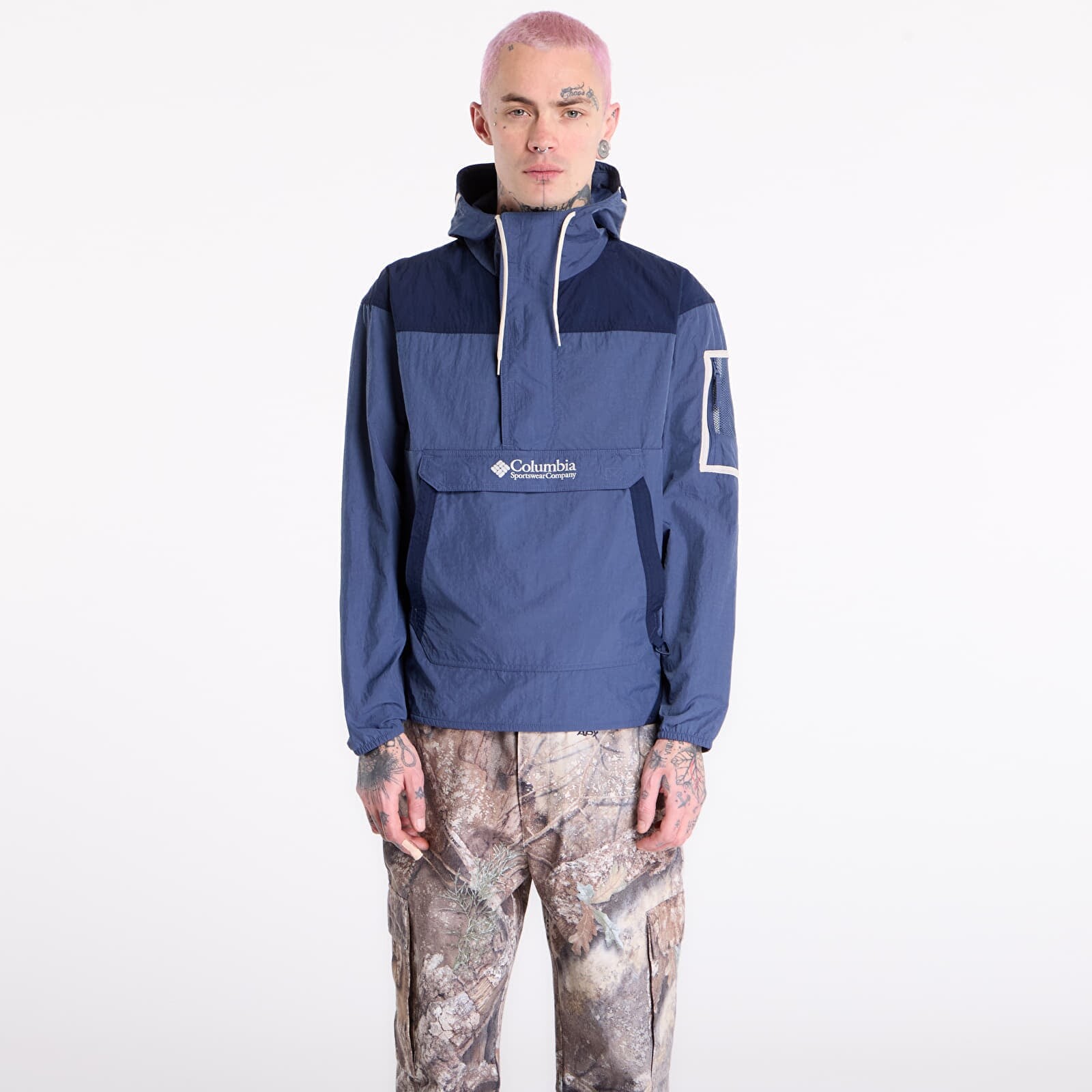Vetrovka Columbia Challenger™ Windbreaker Anorak Dark Mountain/ Collegiate Navy XL