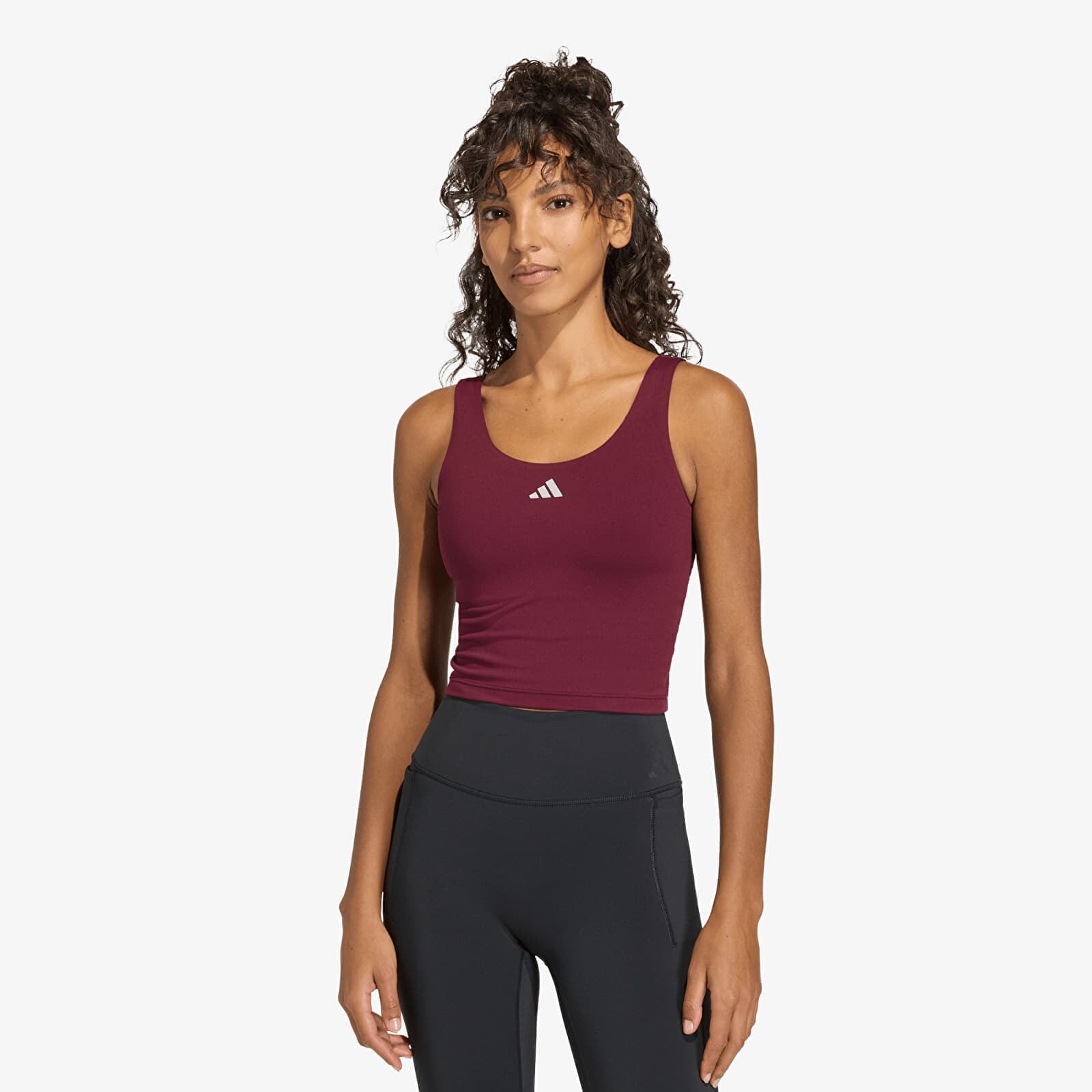 adidas W 3Ss Tank Maroon XS