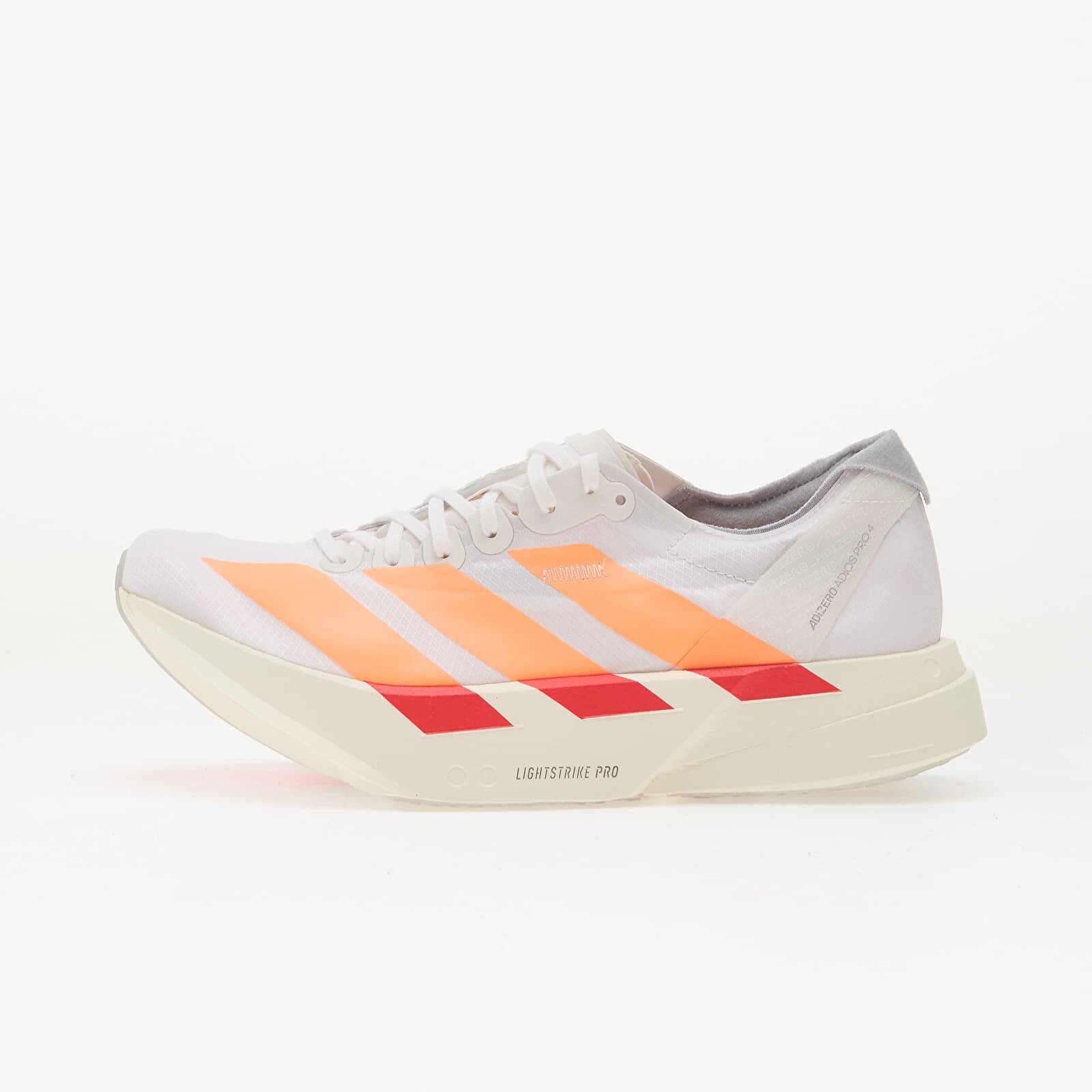 Tenisky adidas Adizero Adios Pro 4 Ftwr White/ Beam Orange/ Lucid Red EUR 38 2/3