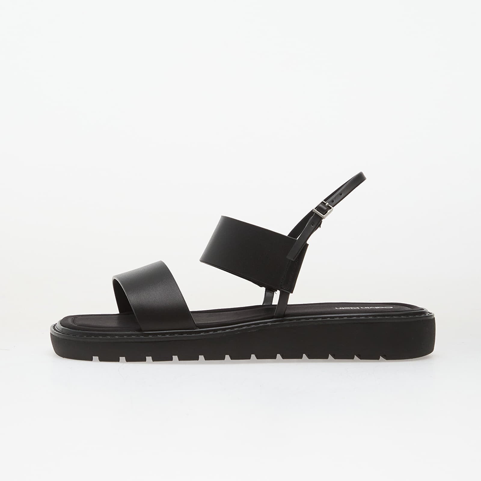 Tenisky Calvin Klein Square Toe Molded Sandal Slide Black EUR 36