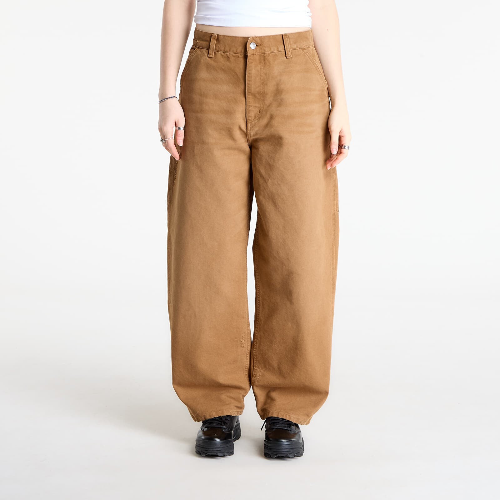 Kalhoty Carhartt WIP W' Brandon Single Knee Pant Hamilton Brown S
