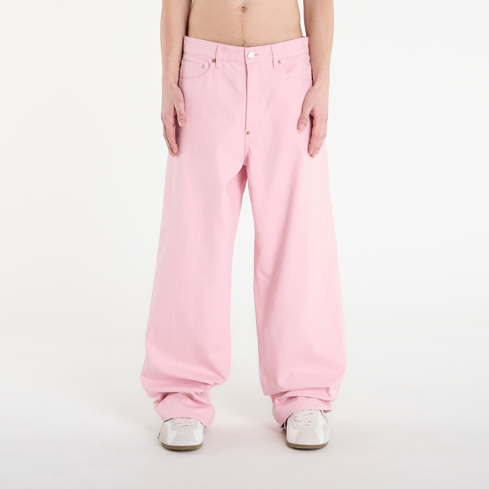 Džínsy KENZO Pants Flamingo Pink 34