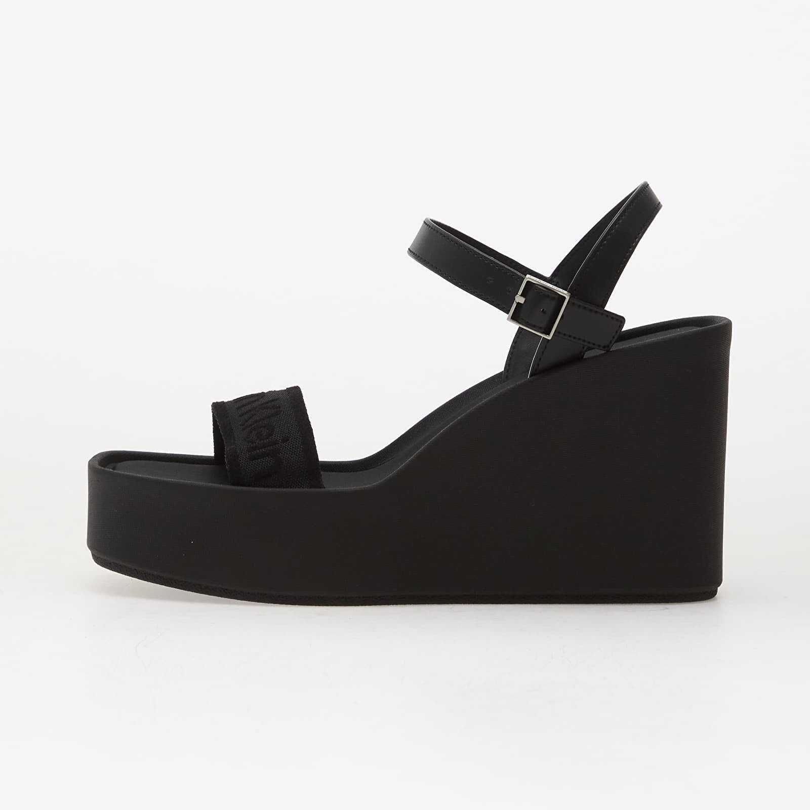 Tenisky Calvin Klein Wedge 70 Sandal Webbin Black EUR 39
