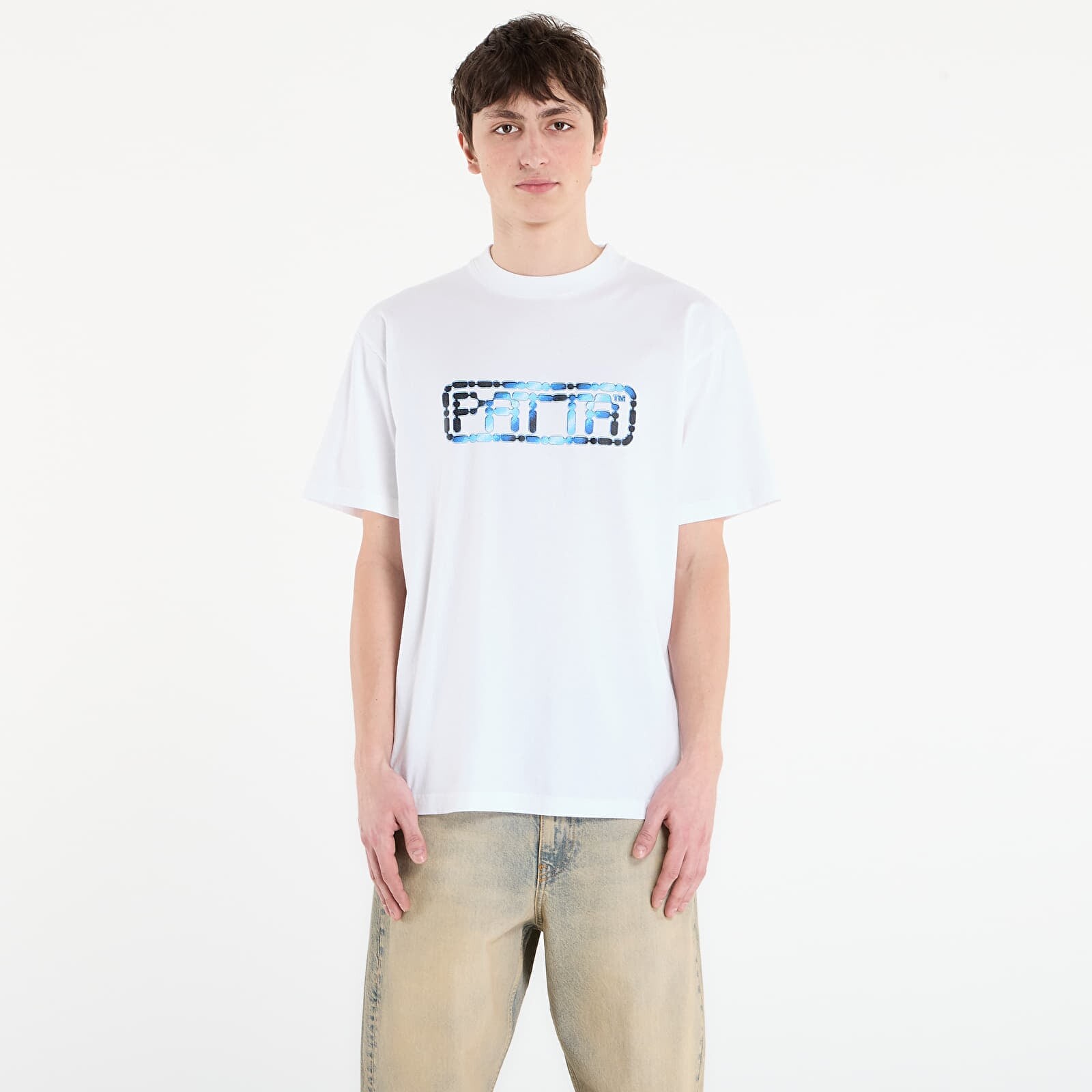 Tričko Patta Bike Chain T-Shirt UNISEX White M