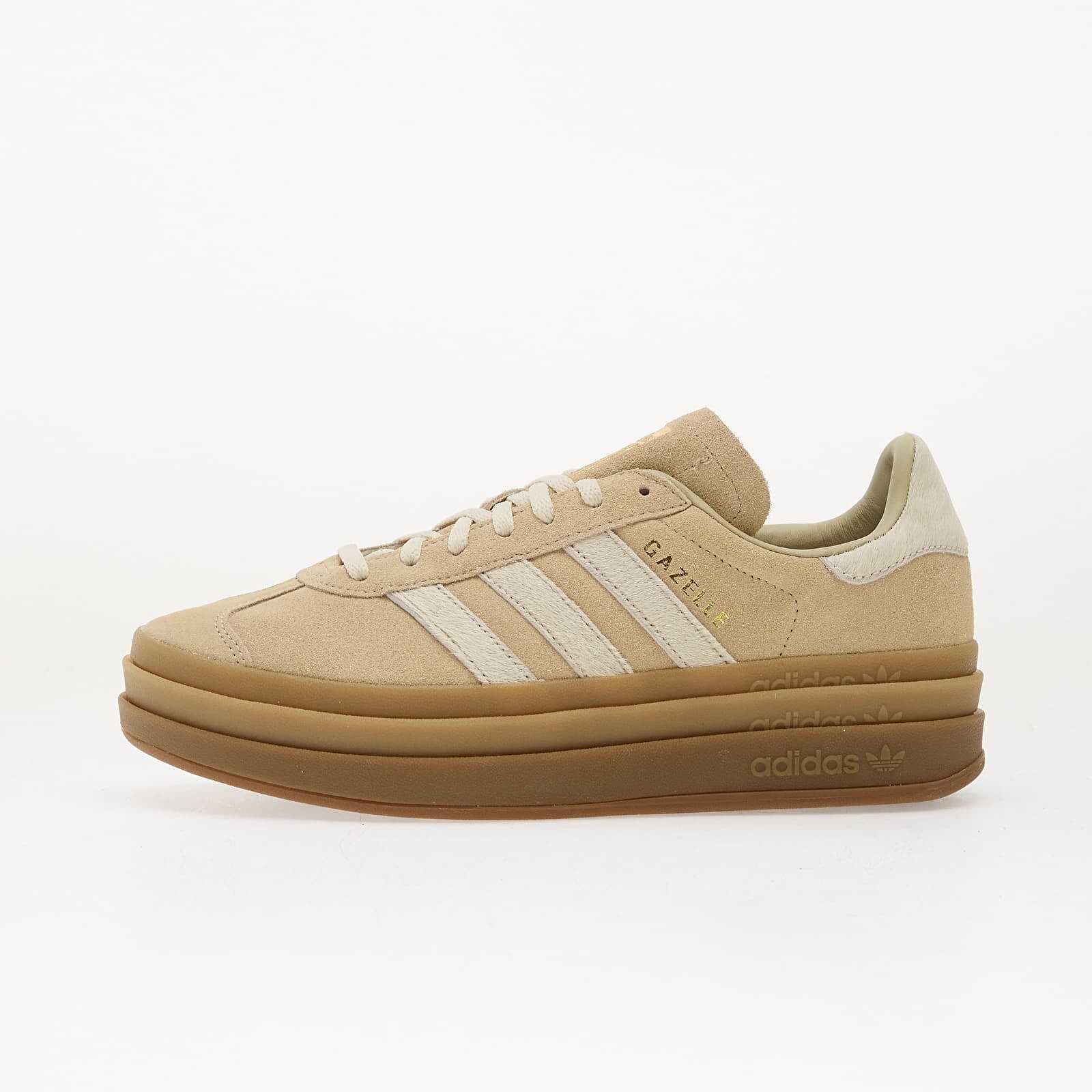 Tenisky adidas Gazelle Bold W Stokha/ Crew White/ Gold Metallic EUR 42
