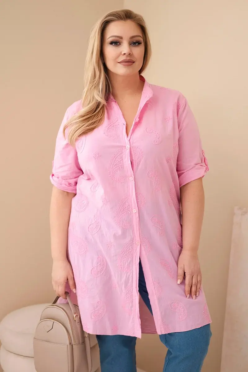 Kesi dámske šaty s výšivkou