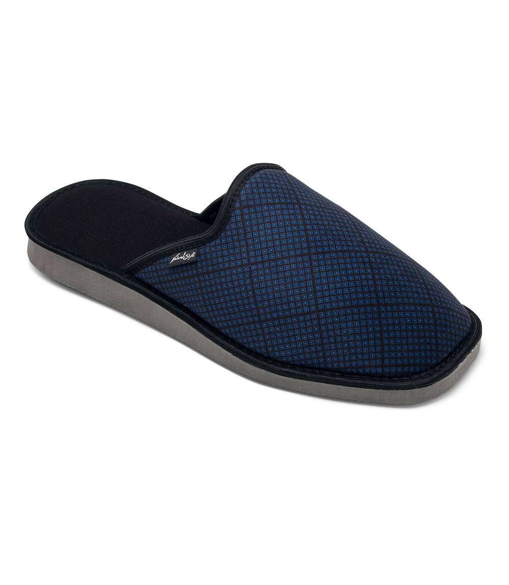 Pánske papuče Natural Style NS-257 modro-čierne