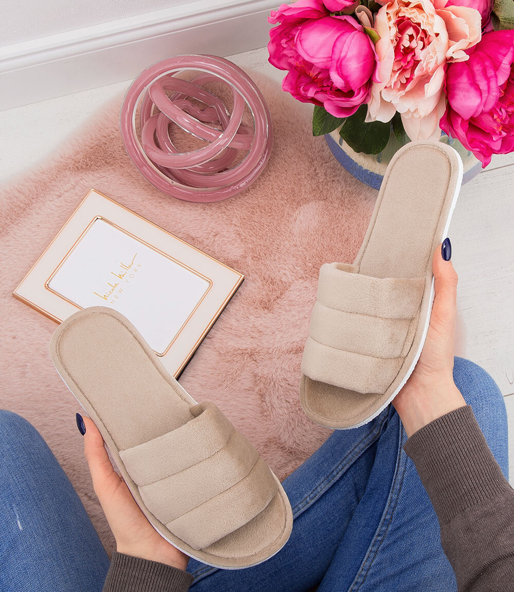 Dámske papuče Natural Style NS-141 béžové