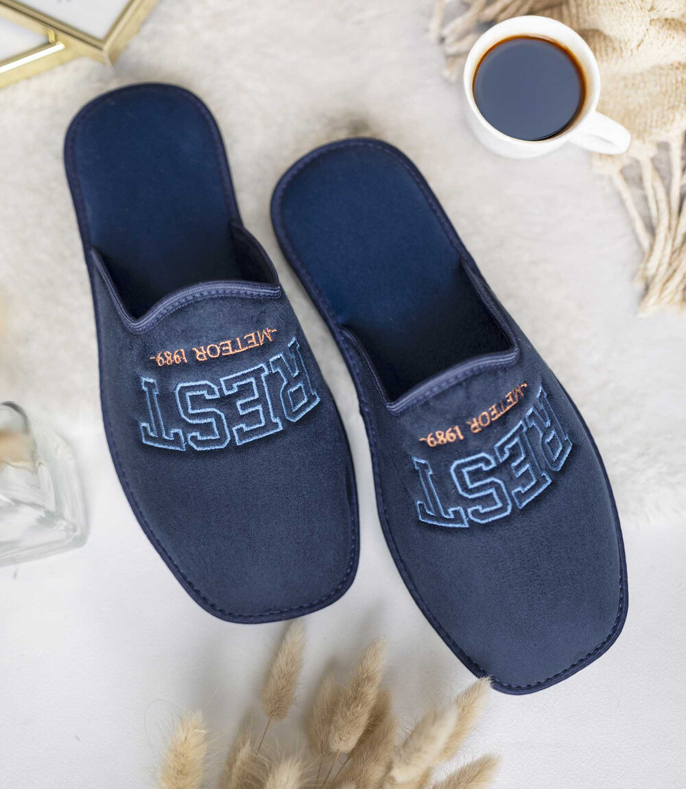 Pánske papuče Natural Style NS-500 modré