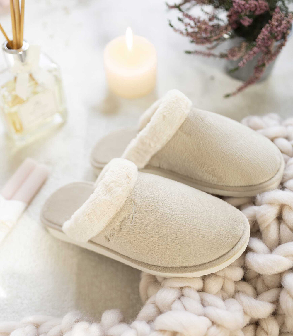 Dámske papuče Natural Style NS-110 béžové