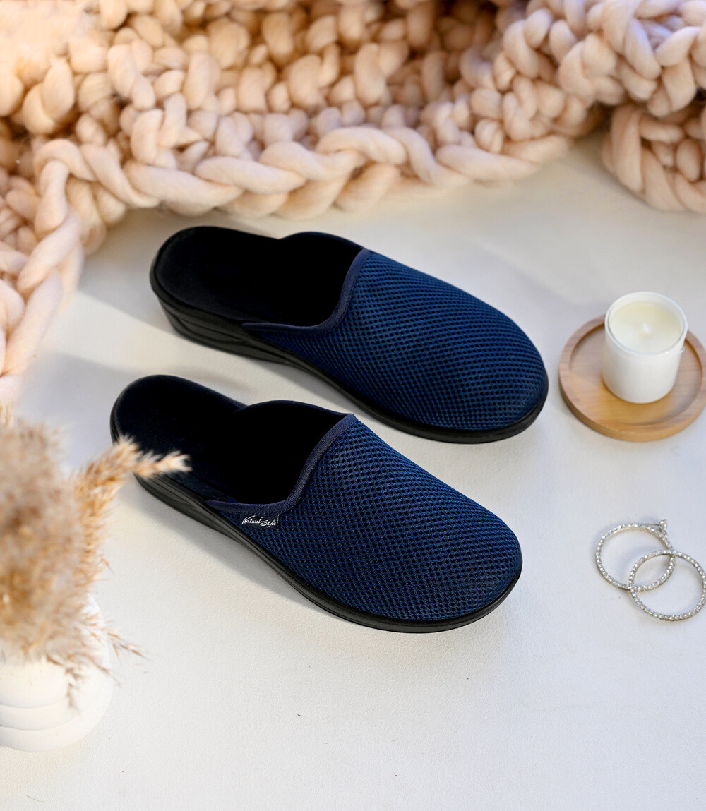 Dámske papuče Natural Style NS-709 modré