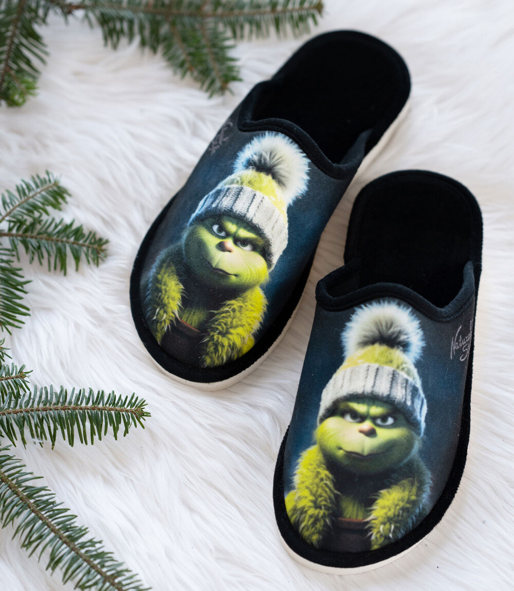 Dámske papuče Natural Style NS-107, čierne