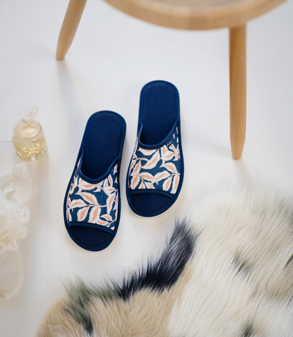 Dámske papuče Natural Style NS-018b čierne